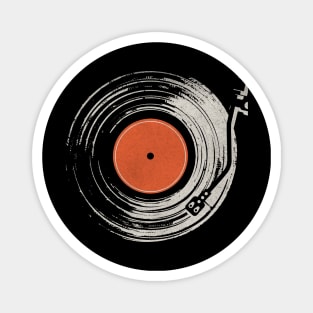 Vinyl Retro Turntable Magnet